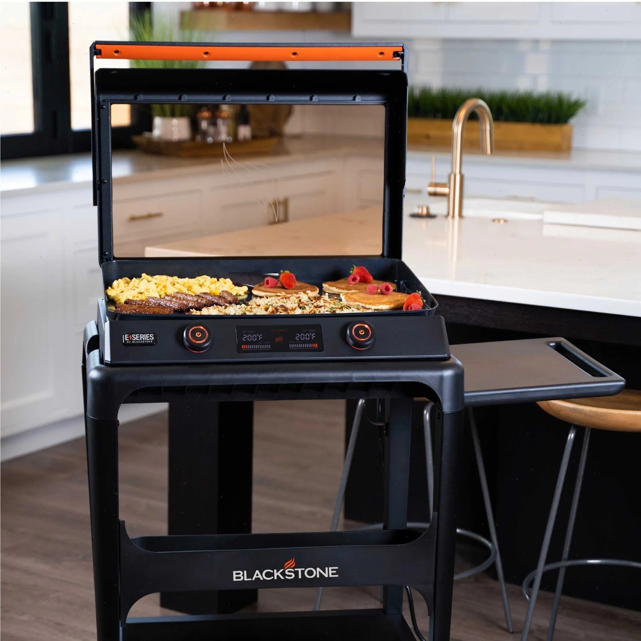 22" Electric Tabletop Griddle with Cart