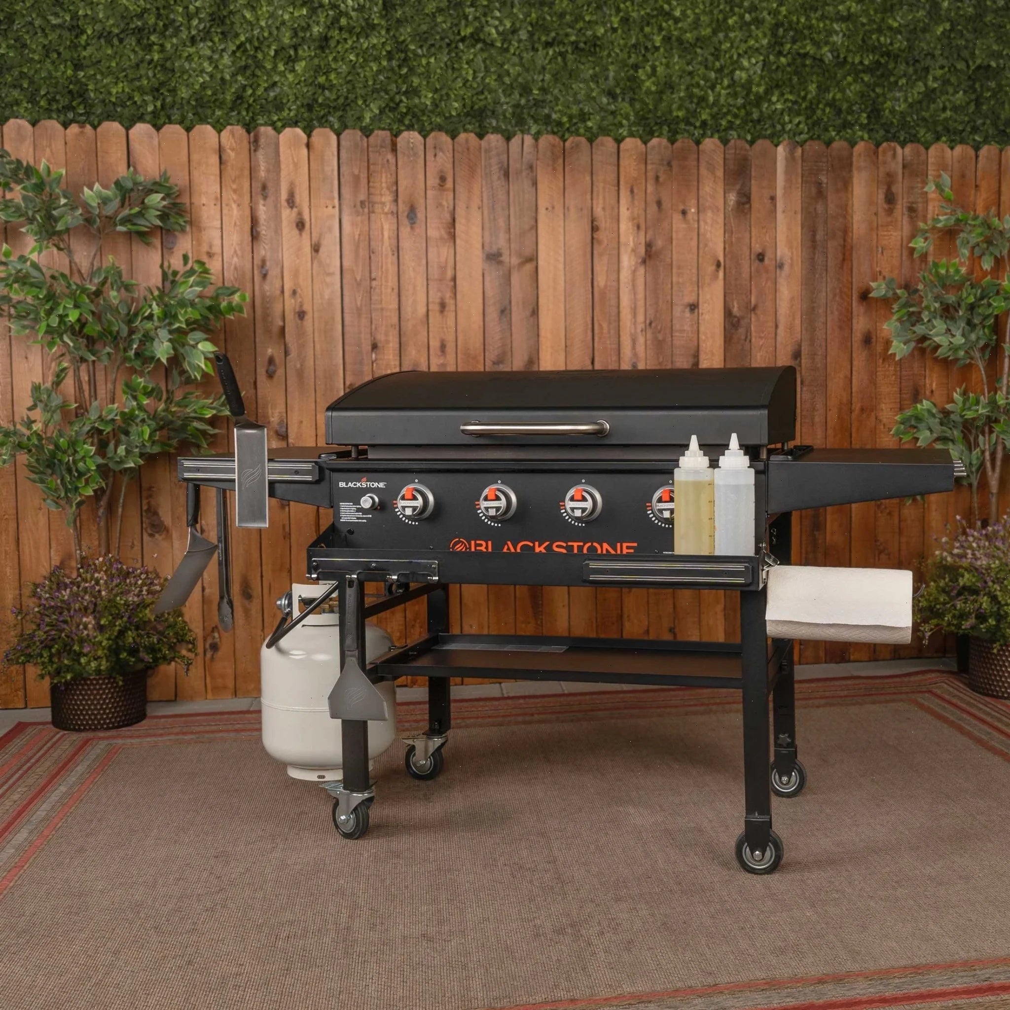 Original 36in Griddle W/Hood & Front shelf