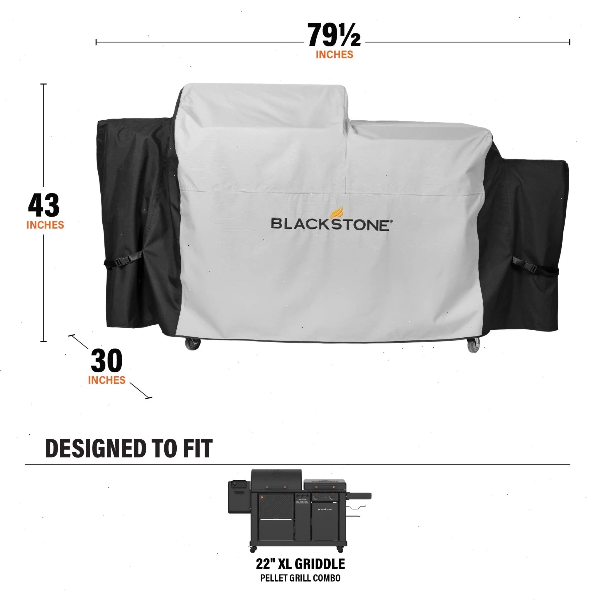 22" XL Griddle Pellet Grill Combo Cover