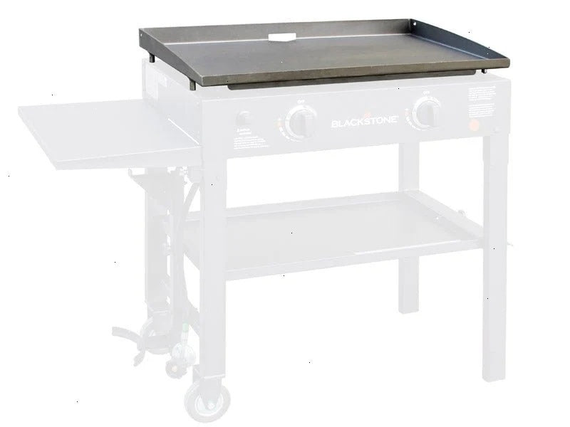 28in Rear Grease Griddle Top w/ Grease Cup