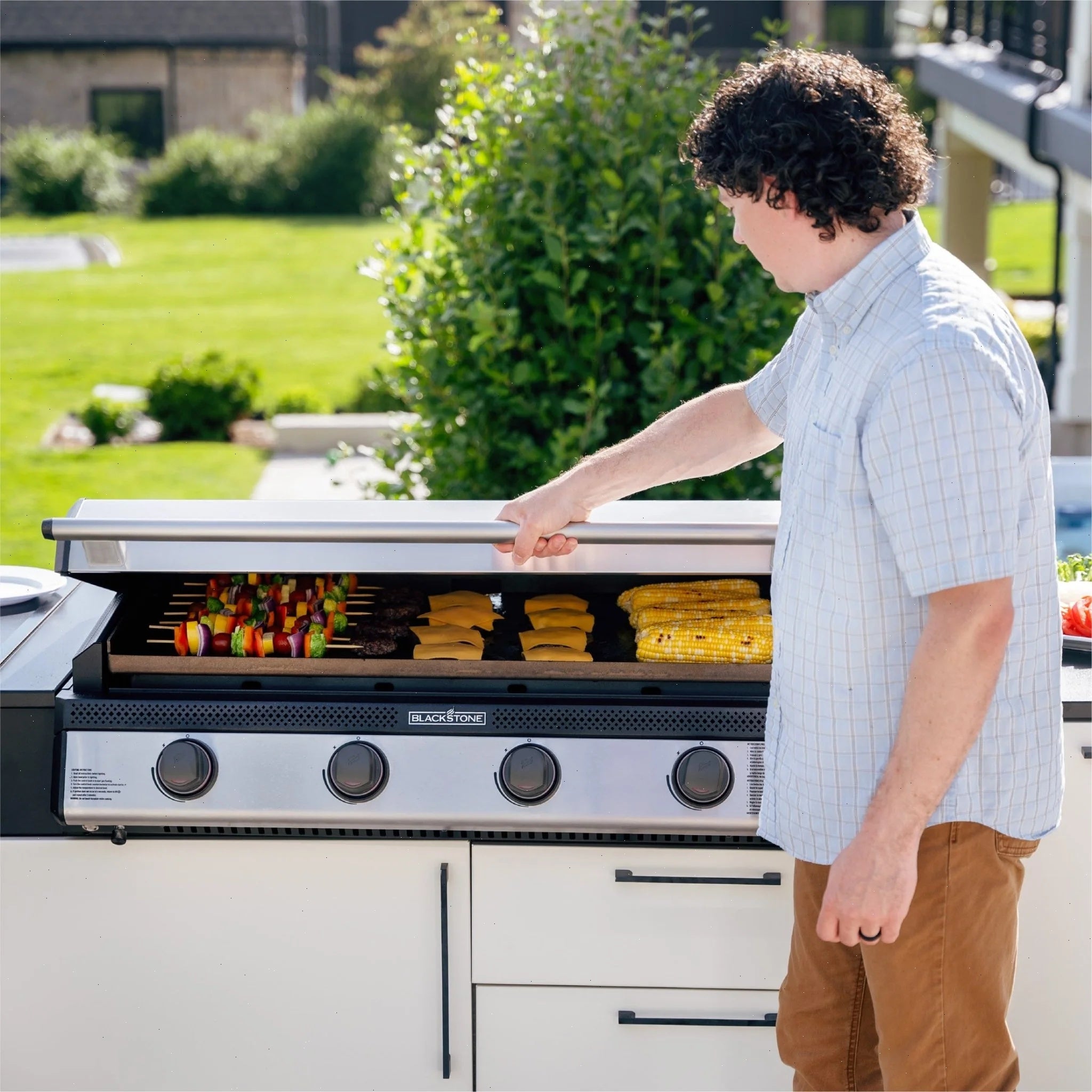 36" Drop-in Griddle with Hood