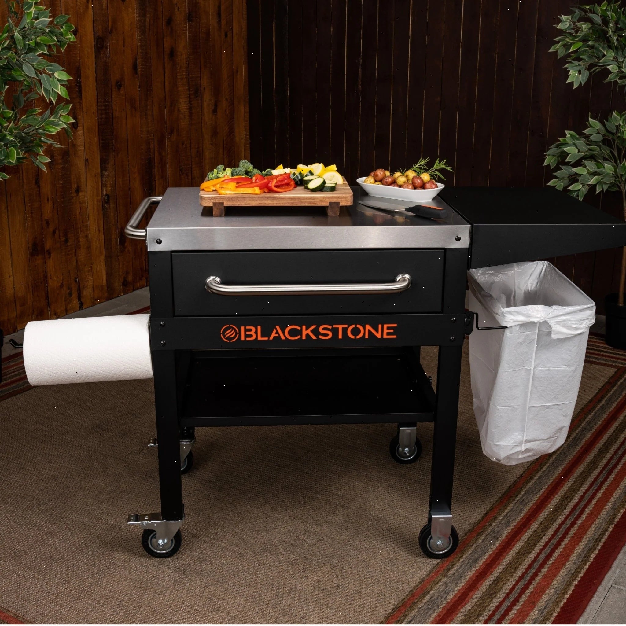 Serve & Store Prep Cart