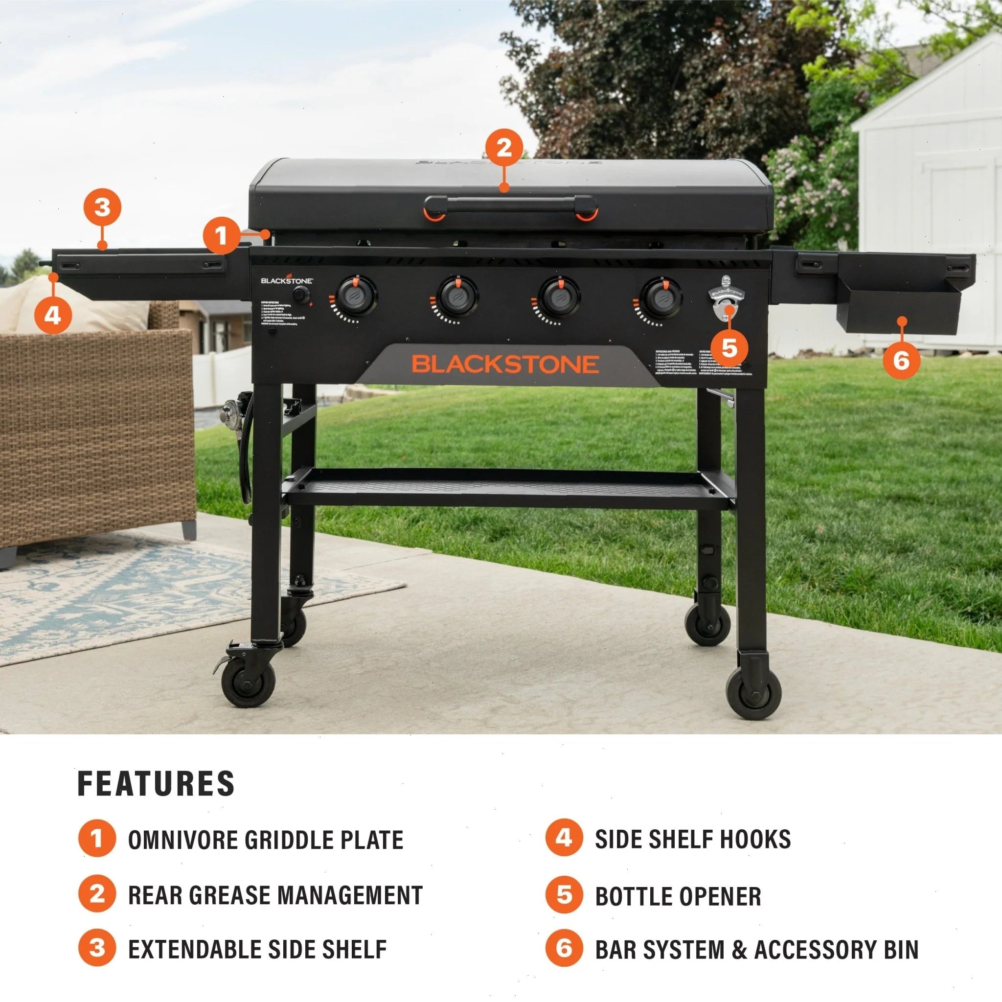 36” Griddle with Hood